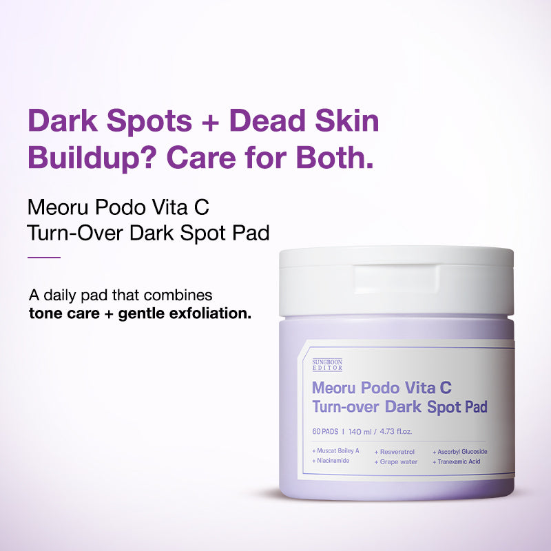 Sungboon Editor Meoru Podo Vita C Turn-Over Dark Spot Pad 140ml/60Pads