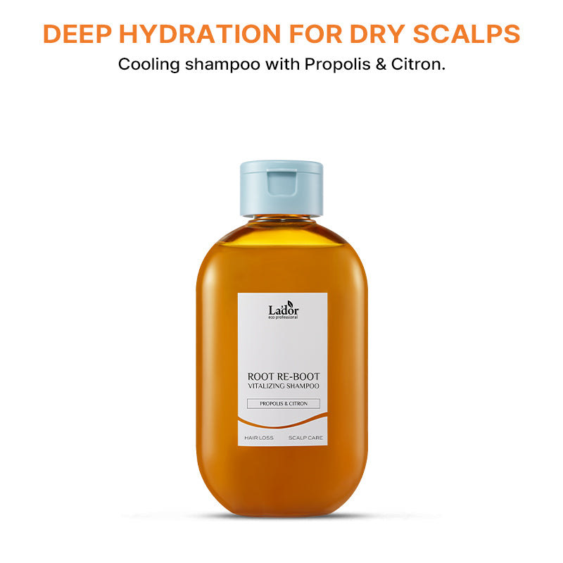 Lador Root Re-Boot Vitalizing Shampoo (Propolis & Citron) 300ml