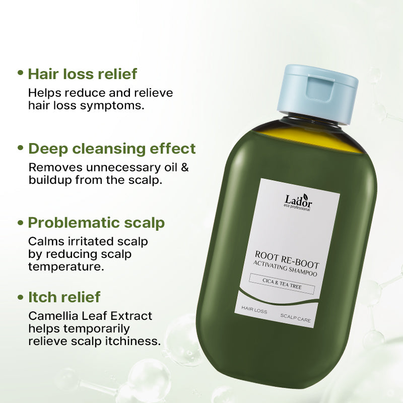 Lador Root Re-Boot Activating Shampoo (Cica & Tea Tree) 300ml