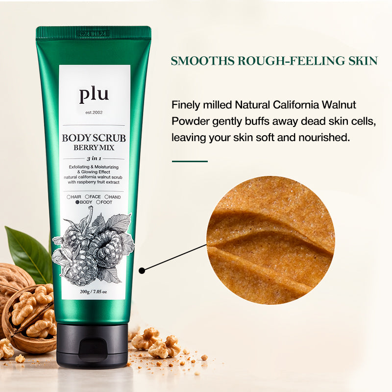 Plu Body Scrub Berry Mix 200g