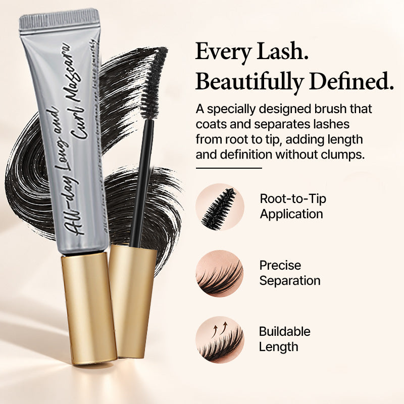 Milktouch All Day Long And Curl Mascara Dark Taupe