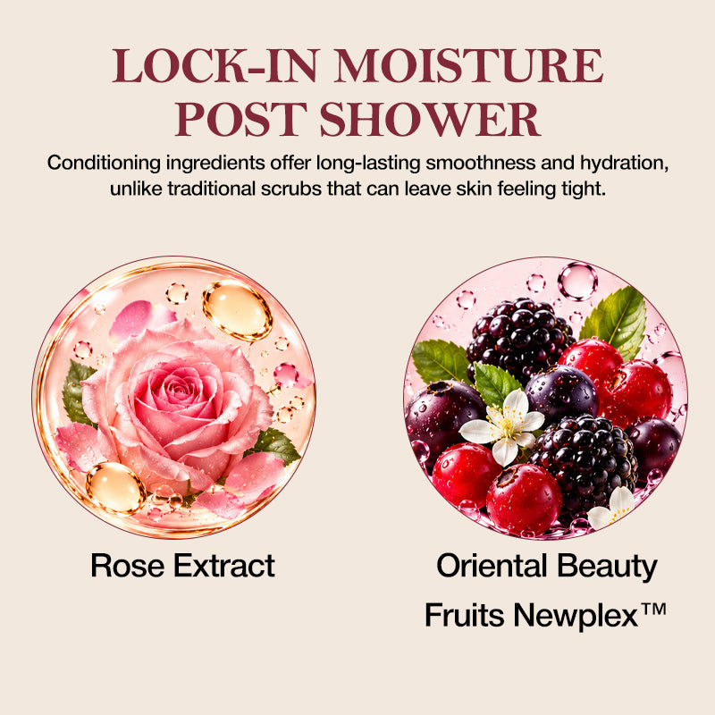 Plu Body Scrub Pink Floral 200g