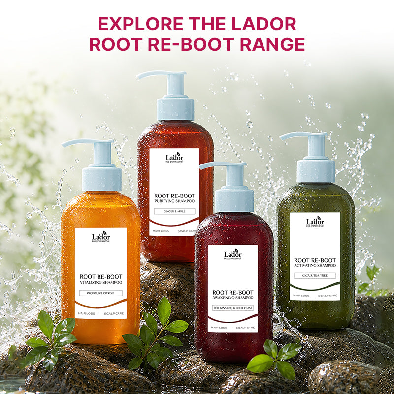 Lador Root Re-Boot Awakening Shampoo (Red Ginseng & Beer) 350ml