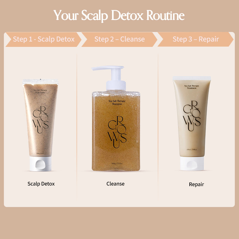 Growus Sea Salt Therapy Scalp Scaler 250g
