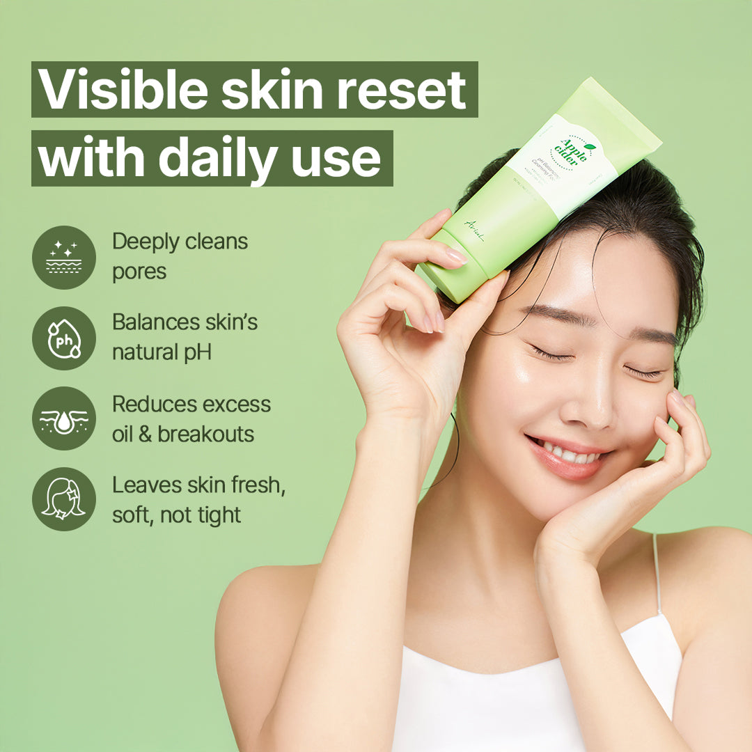 Ariul Apple Cider pH Balancing Cleansing Foam - 150ml
