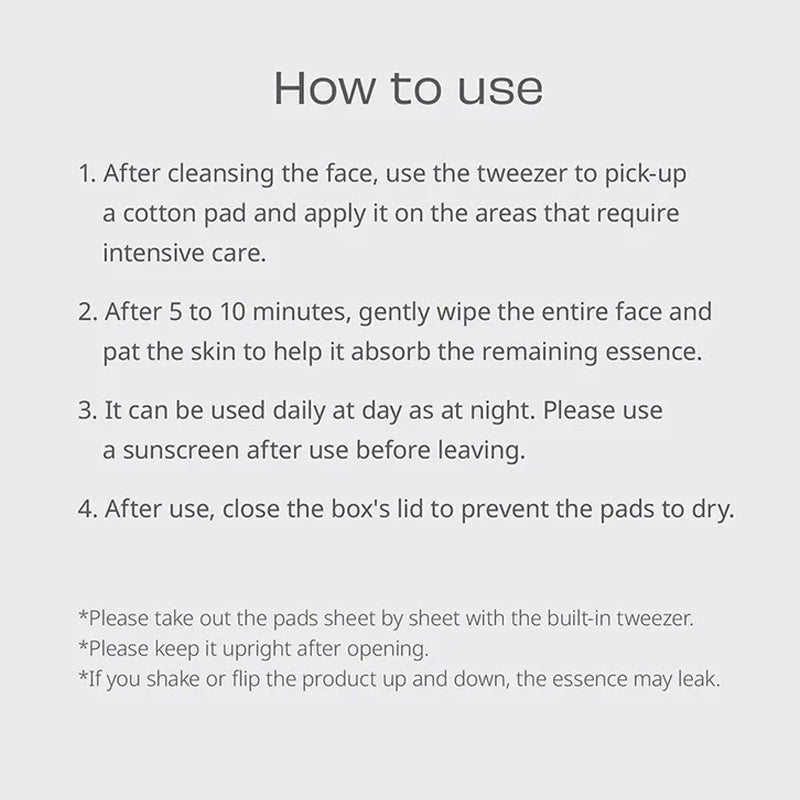 House of Hur Clearing Skin Prep Essence Pad 70 Pads 140ml