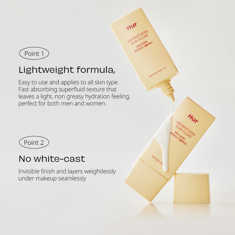 House of Hur Weightless Sun Fluid SPF50 + PA++++ - 50ml