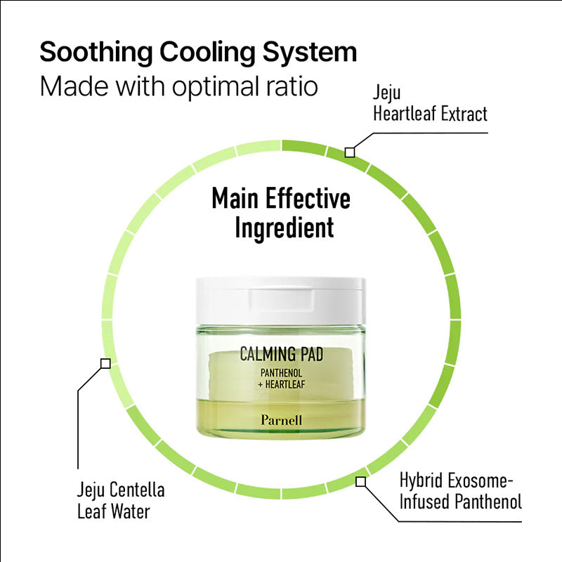 Parnell Panthenol Heartleaf Calming Pad- 170g (60 pads)