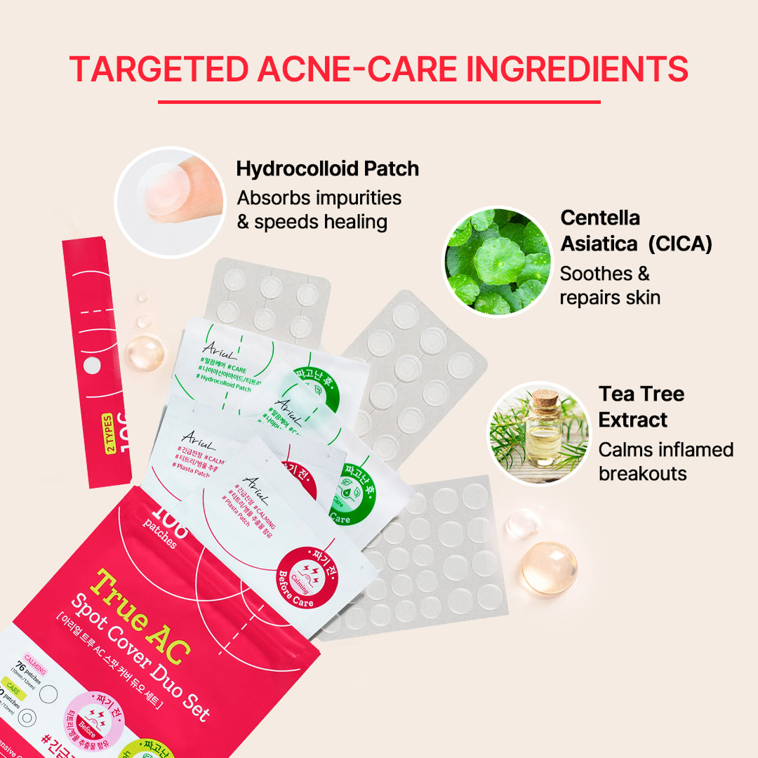 Ariul True AC Spot Cover Duo Set - 106 patches