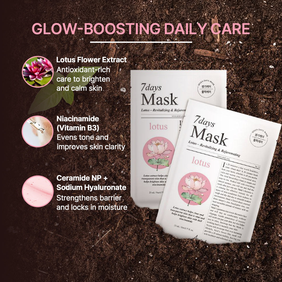 Ariul 7days Mask Lotus N - 23ml