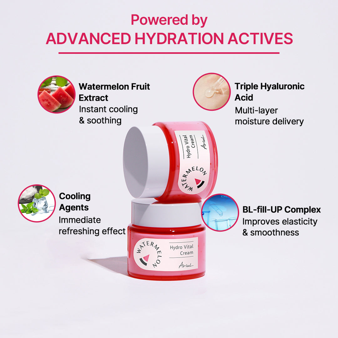 Ariul Watermelon Hydro Vital Cream - 55ml