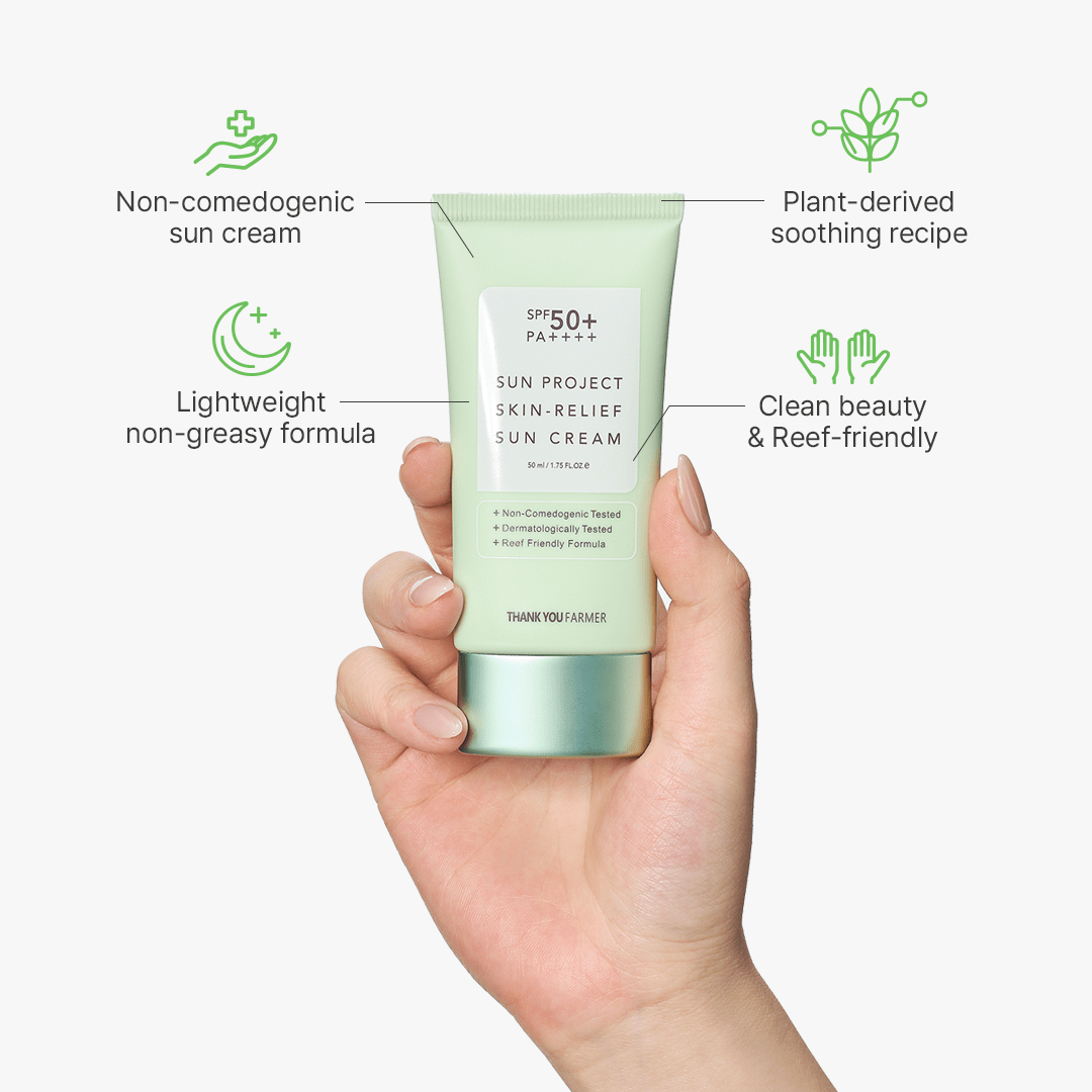 Thank You Farmer Sun Project Skin Relief Sun Cream SPF50+ PA++++ - 50ml