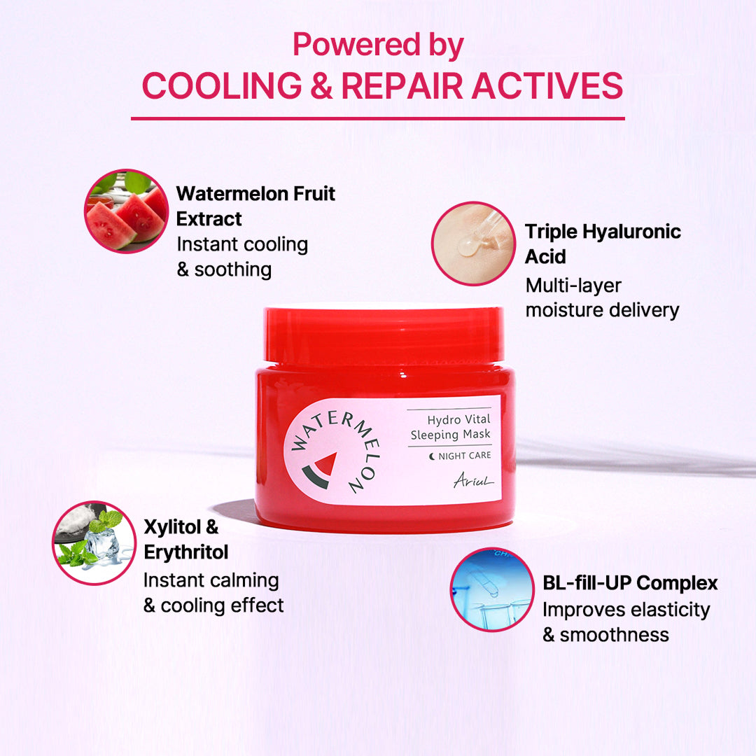 Ariul Watermelon Hydro Vital Sleeping Mask - 80g