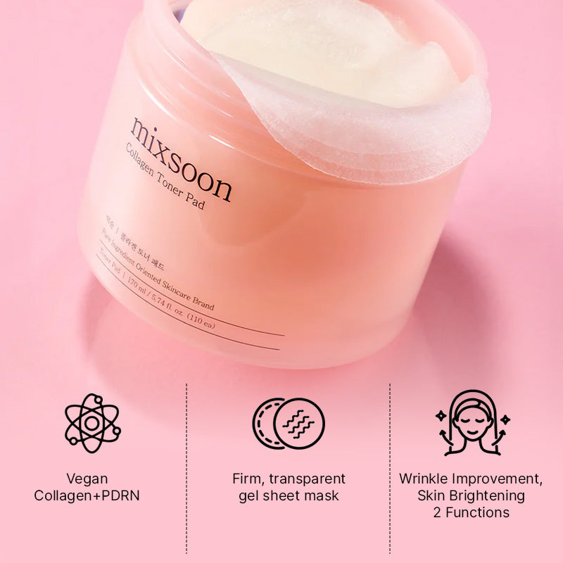 mixsoon Collagen Toner Pad - 170ml/110ea