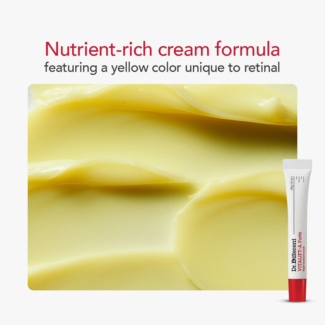 Dr. Different VITALIFT-A Forte Night Treatment Cream (0.1% Retinal) - 20gms