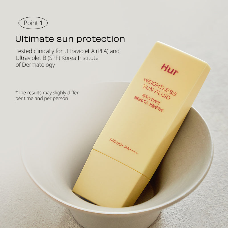 House of Hur Weightless Sun Fluid SPF50 + PA++++ - 50ml