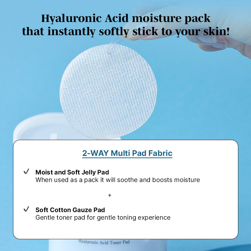 mixsoon Hyaluronic Acid Toner Pad - 180ml/80ea