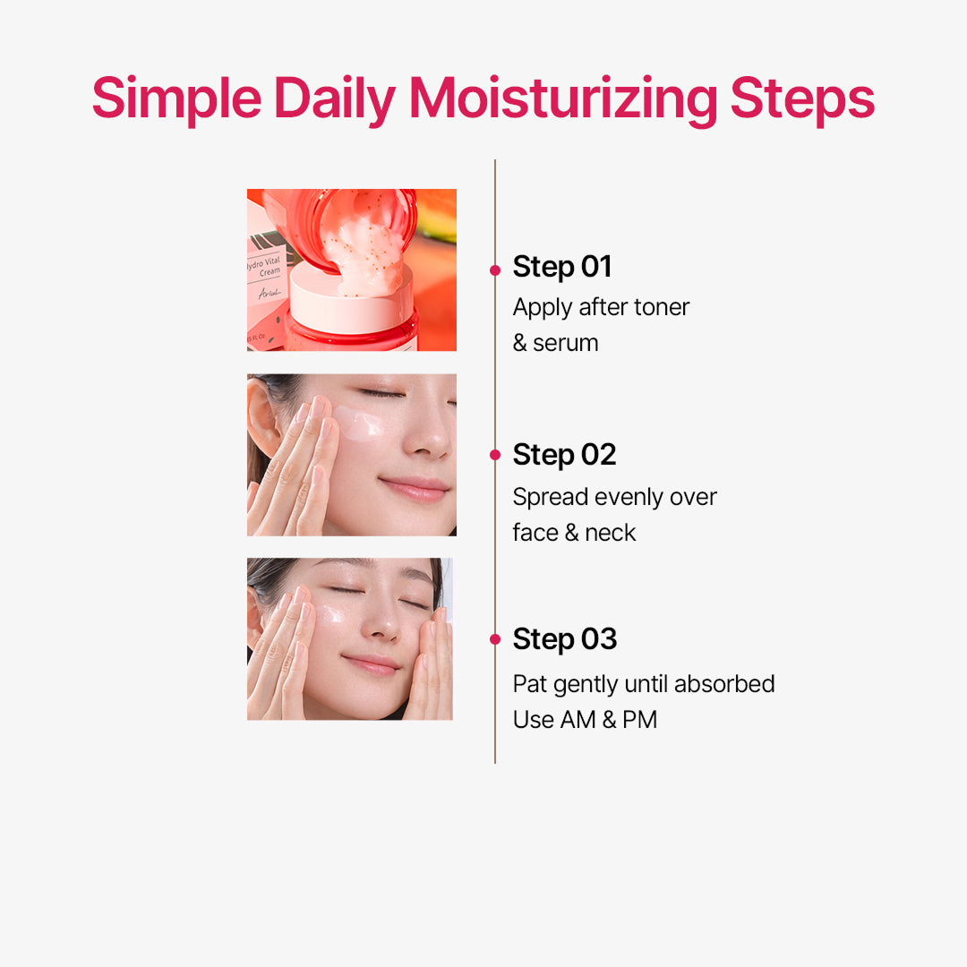 Ariul Watermelon Hydro Vital Cream - 55ml