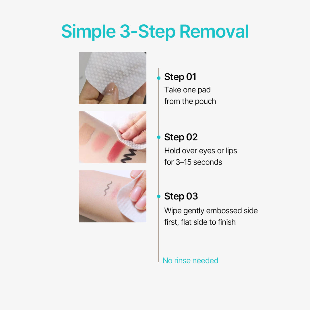 Ariul Perfect Purefull Lip and Eye Remover Pad - (30 sheets)