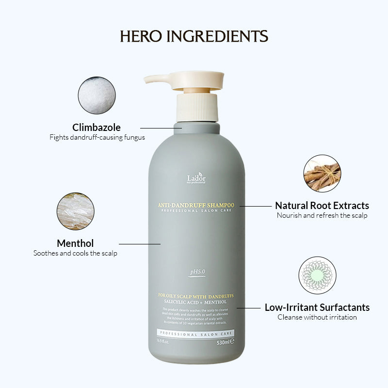 Lador Anti-Dandruff Shampoo - 530ml