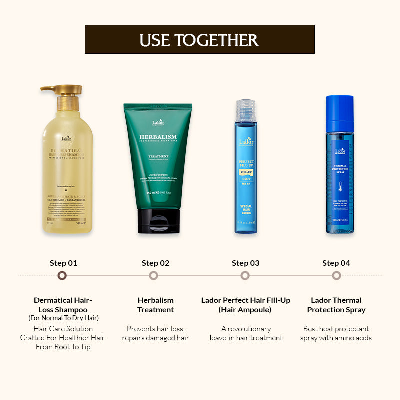 Lador Dermatical Hair- Loss Shampoo (For Normal To Dry Hair) - 530ml