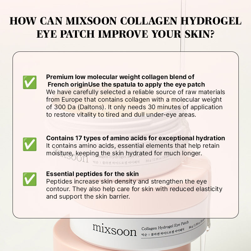 mixsoon Collagen Hydrogel Eye Patch - 1.4g*60ea