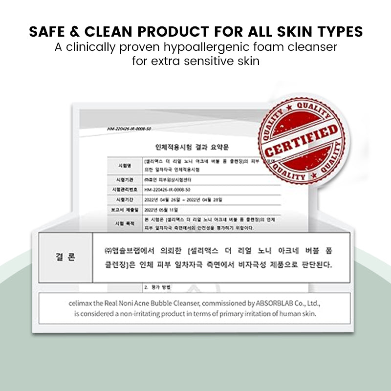 Celimax The Real Noni Bubble Cleanser - 155ml