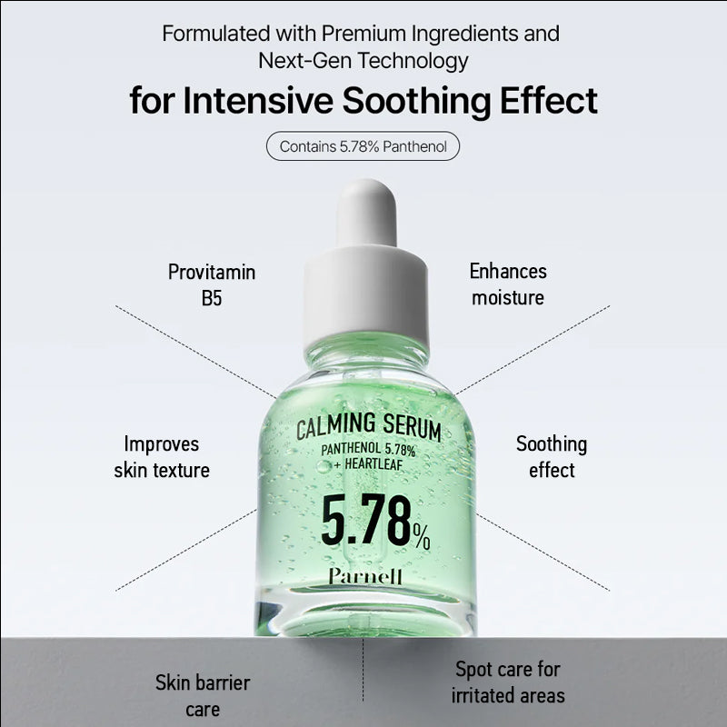 Parnell Panthenol 5.78 Heartleaf Calming Serum - 30ml