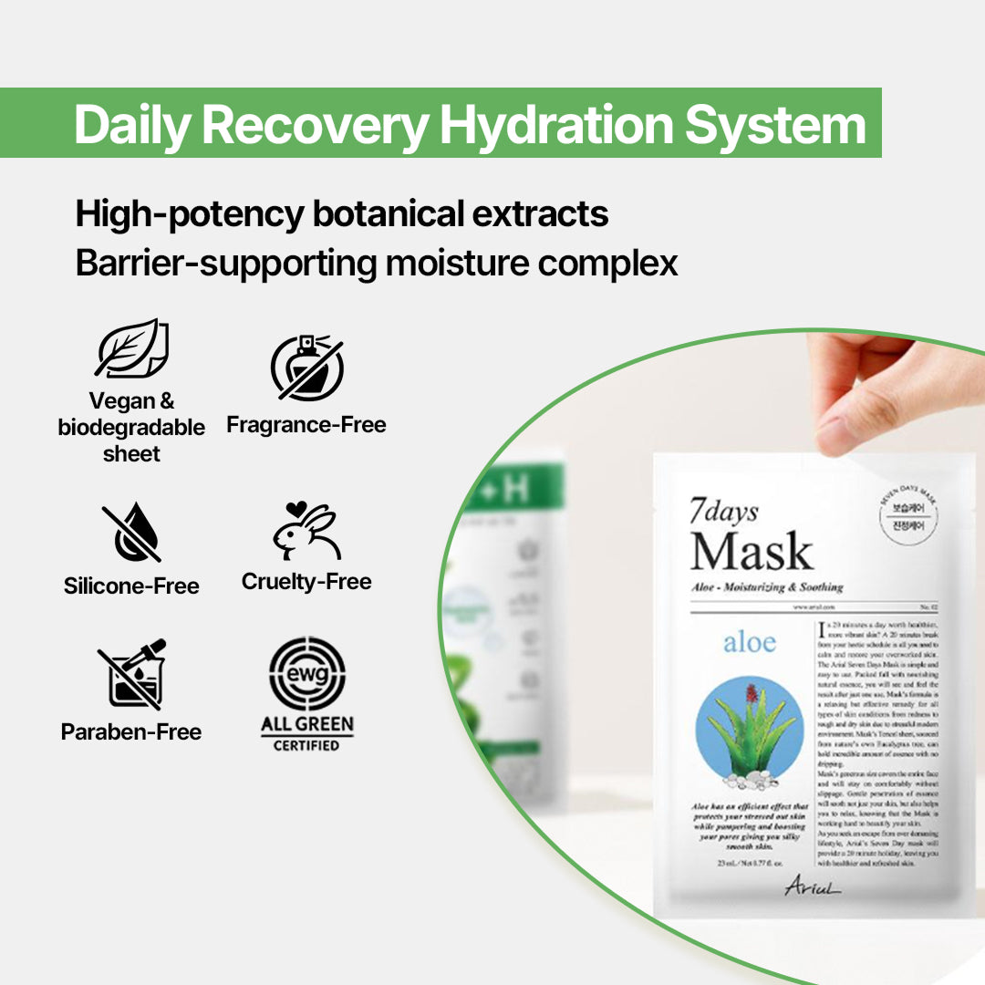 Ariul 7days Mask Aloe H - 23ml