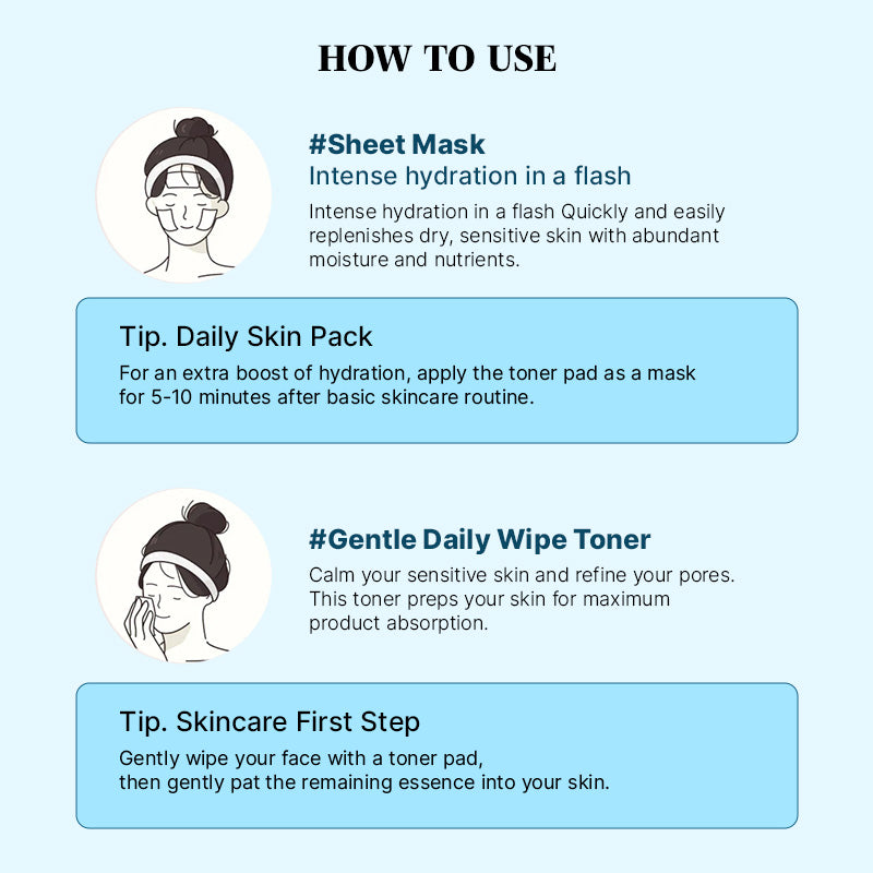 mixsoon Hyaluronic Acid Toner Pad - 180ml/80ea