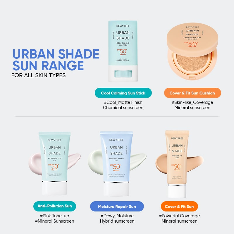 Dewytree Urban Shade Moisture Repair Sunscreen SPF 50+ PA++++ - 50ml