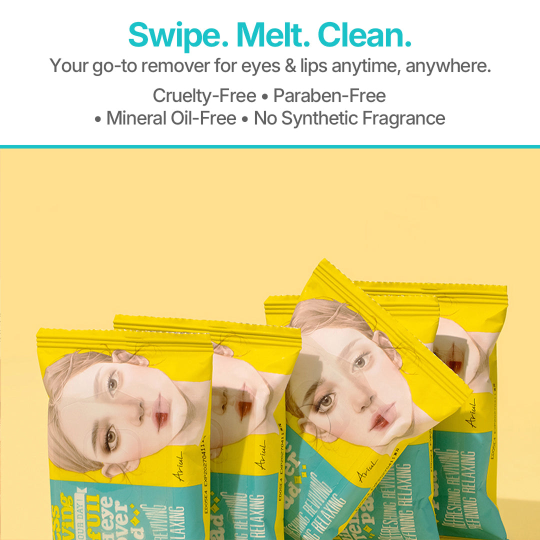 Ariul Perfect Purefull Lip and Eye Remover Pad - (30 sheets)