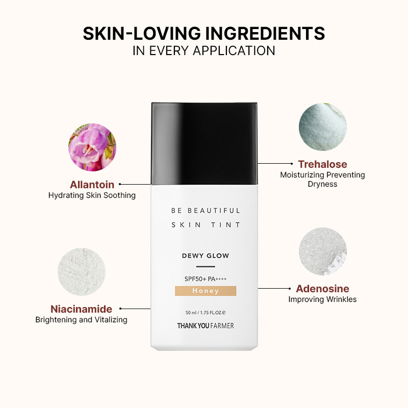 Thank You Farmer Be Beautiful Skin Tint Honey - 50ml