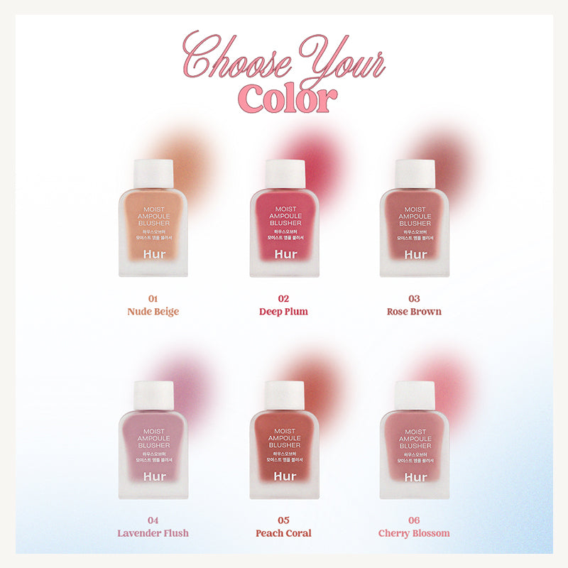 House of Hur Moist Ampoule Blusher 07 Pink Rosie 10ml, 20ml