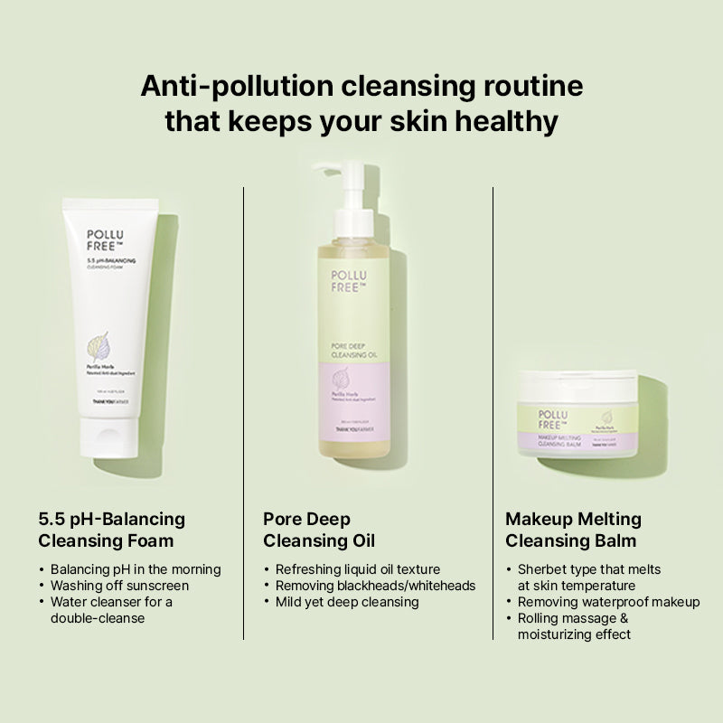 Thank You Farmer Pollufree™ 5.5 pH-Balancing Cleansing Foam - 120ml