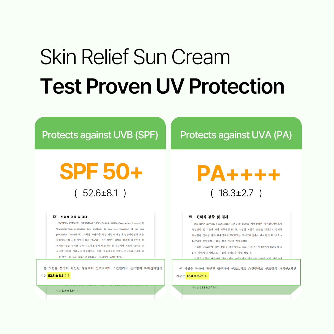 Thank You Farmer Sun Project Skin Relief Sun Cream SPF50+ PA++++ - 50ml