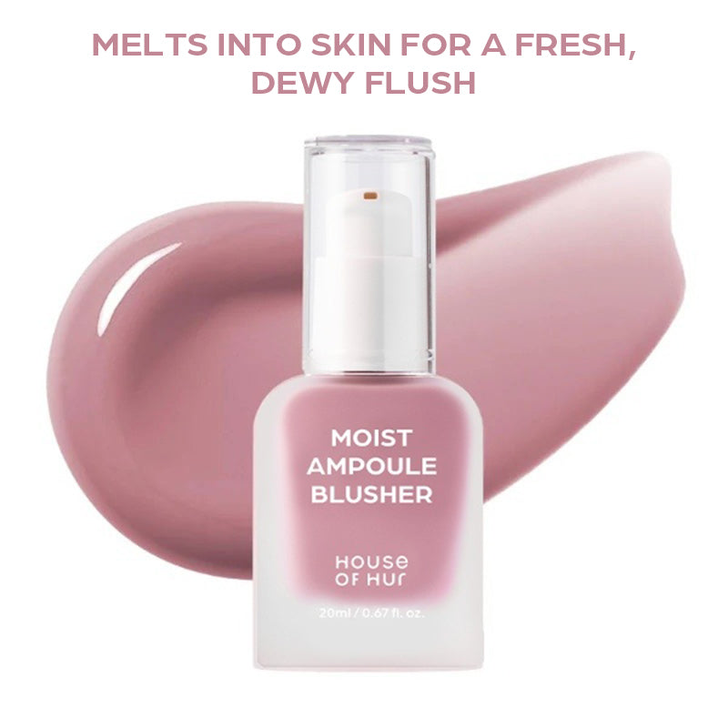House of Hur Moist Ampoule Blusher 04 Lavender Flush 10ml, 20ml