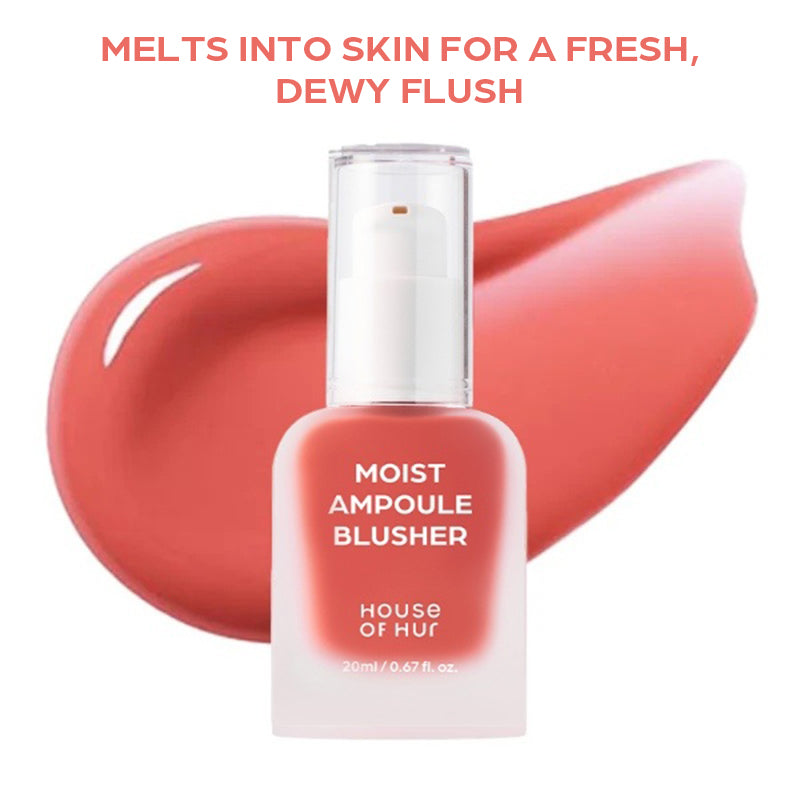 House of Hur Moist Ampoule Blusher 05 Peach Coral 10ml, 20ml
