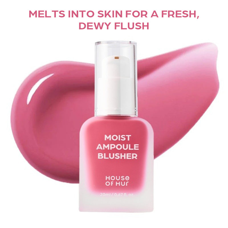 House of Hur Moist Ampoule Blusher 07 Pink Rosie 10ml, 20ml