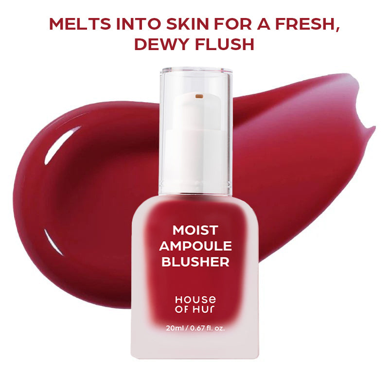 House of Hur Moist Ampoule Blusher 09 Ruby Red 10ml, 20ml