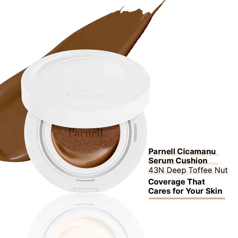 Parnell Cicamanu Serum Cushion 43N Deep Toffee Nut - 15g