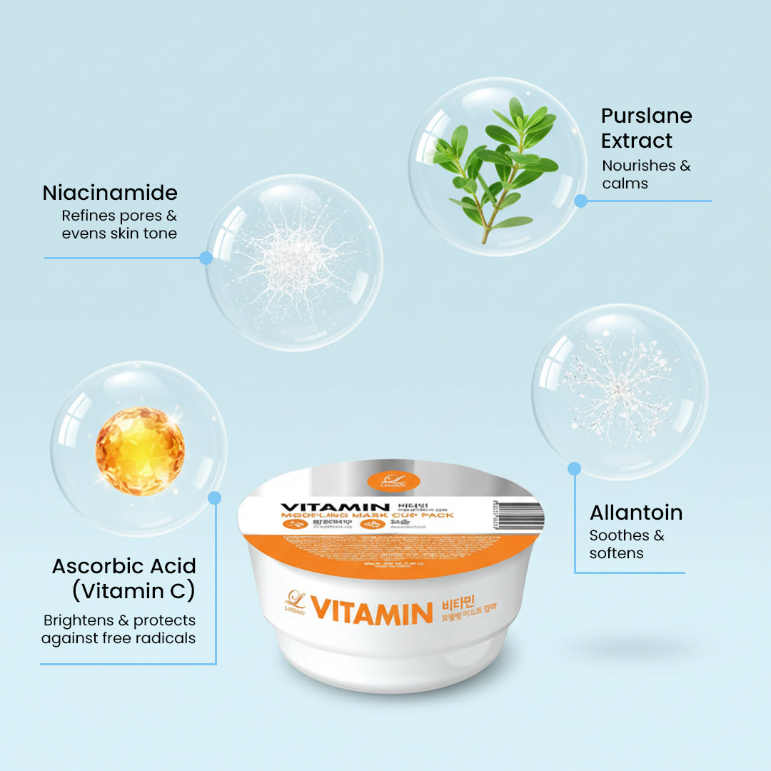 Lindsay Modeling Mask Cup Pack Vitamin 28g