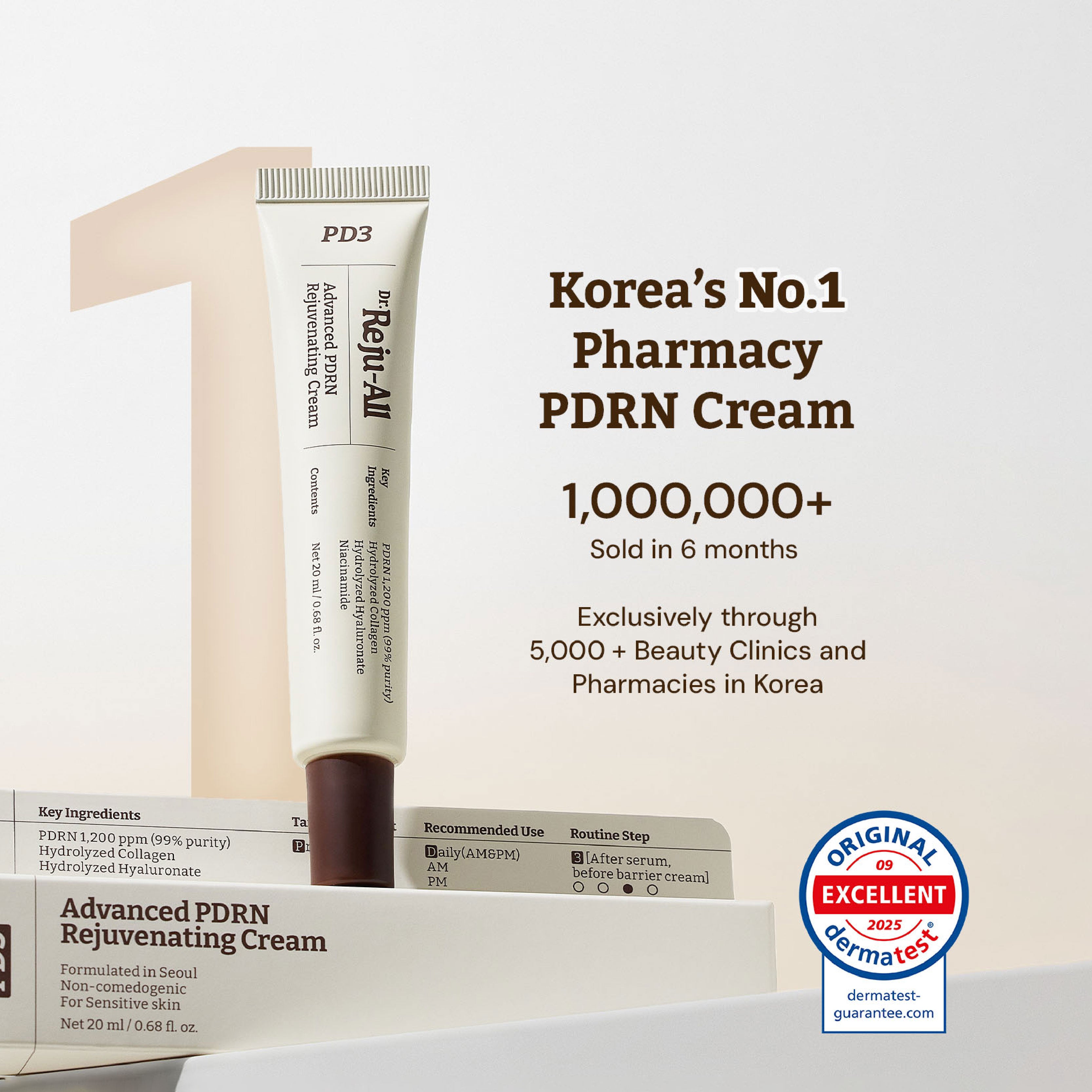 Dr.Reju-All Advanced PDRN Rejuvenating Cream - 20ml