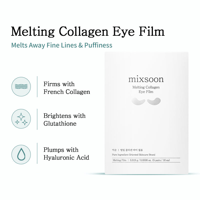 mixsoon Melting Collagen Eye Film - 1 pair (2ea)