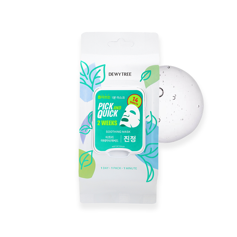 Dewytree Pick And Quick 2 Weeks Soothing Mask - 14 pcs