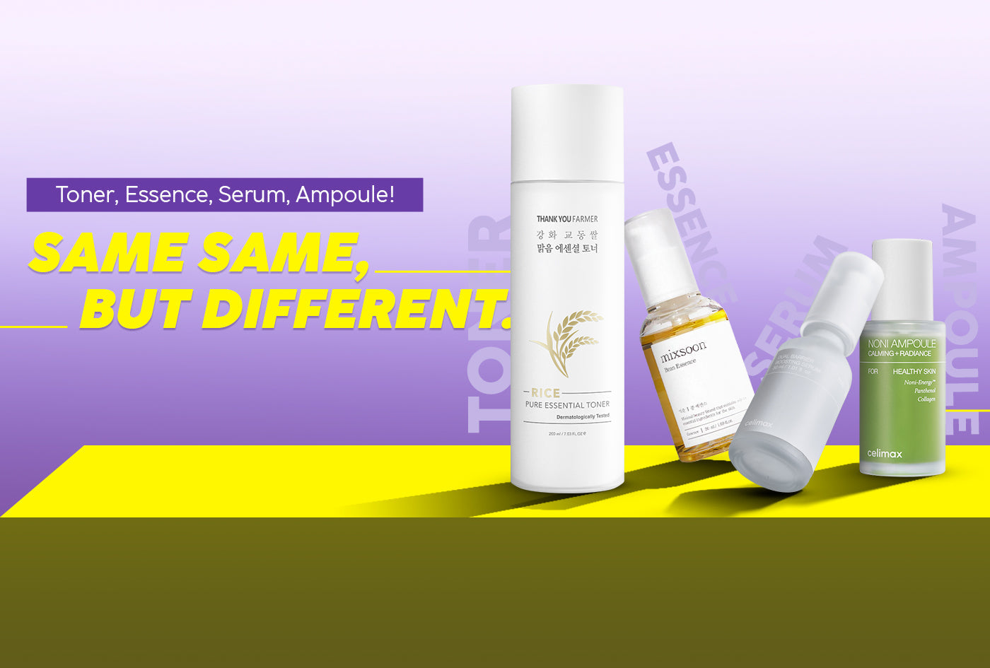 No More Confusion: Toner, Essence, Serum & Ampoule Explained Once and For All