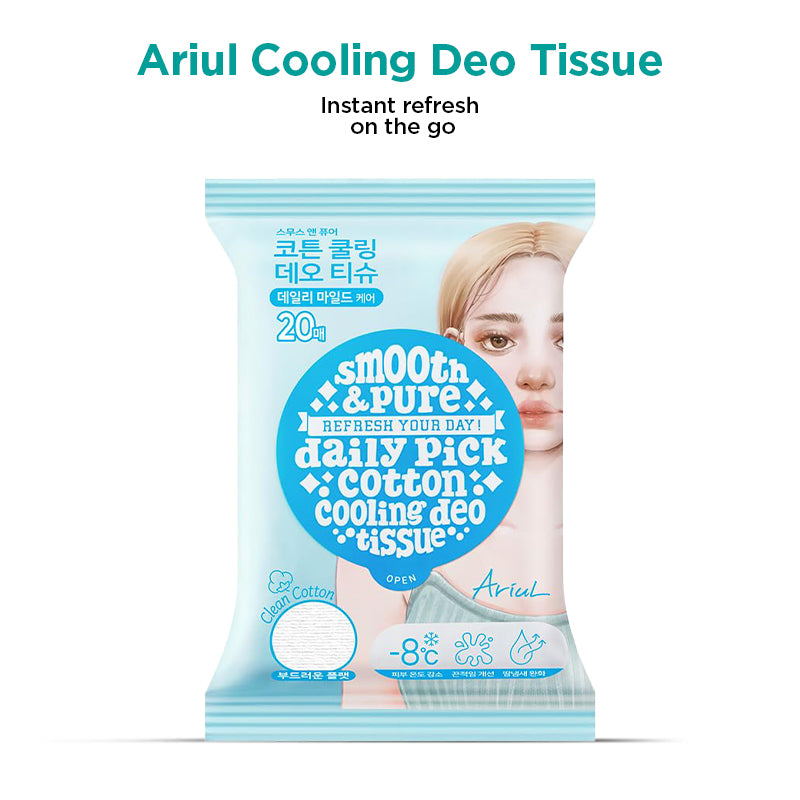 Ariul Smooth & Pure Cotton Cooling Deo Tissue