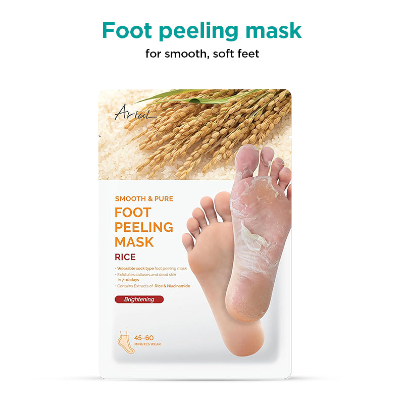 Ariul Smooth & Pure Foot Peeling Mask Nourishing (Rice) 34g