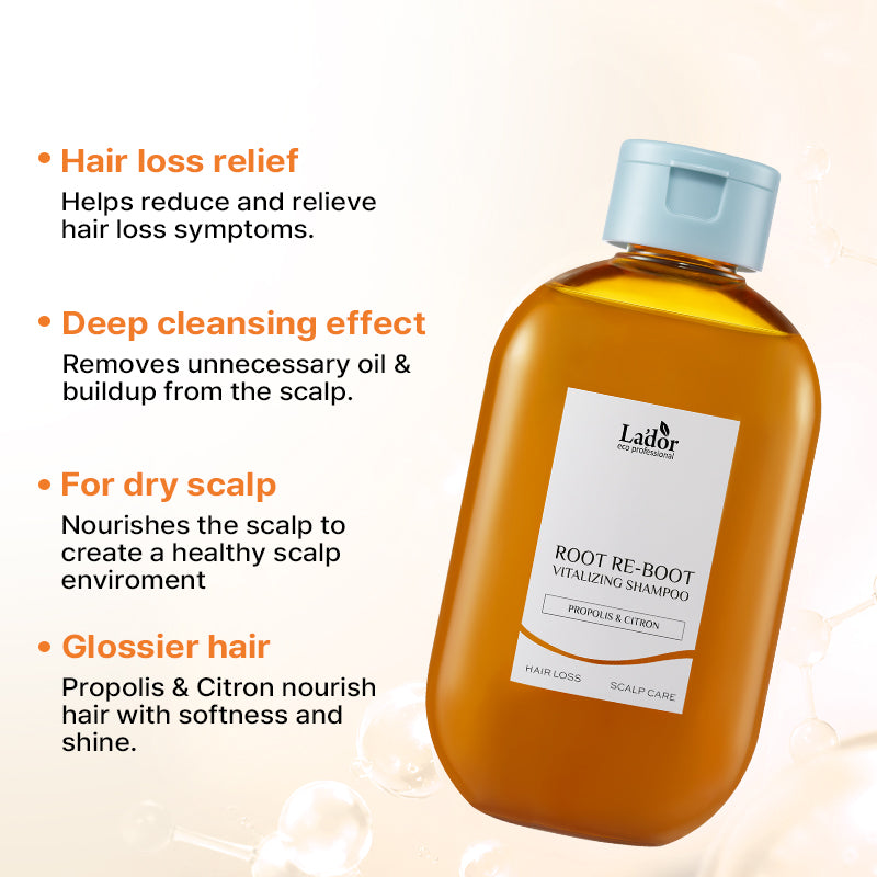 Lador Root Re-Boot Vitalizing Shampoo (Propolis & Citron) 300ml