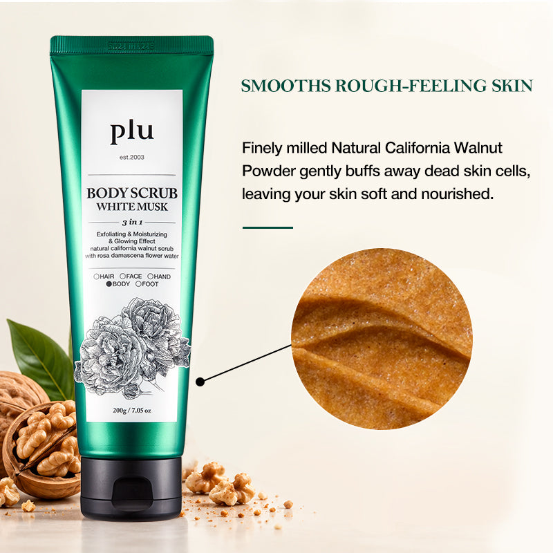 Plu Body Scrub White Musk 200g